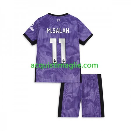 Divisa di Calcio Liverpool M.Salah 11 Bambino Terza 2023/2024